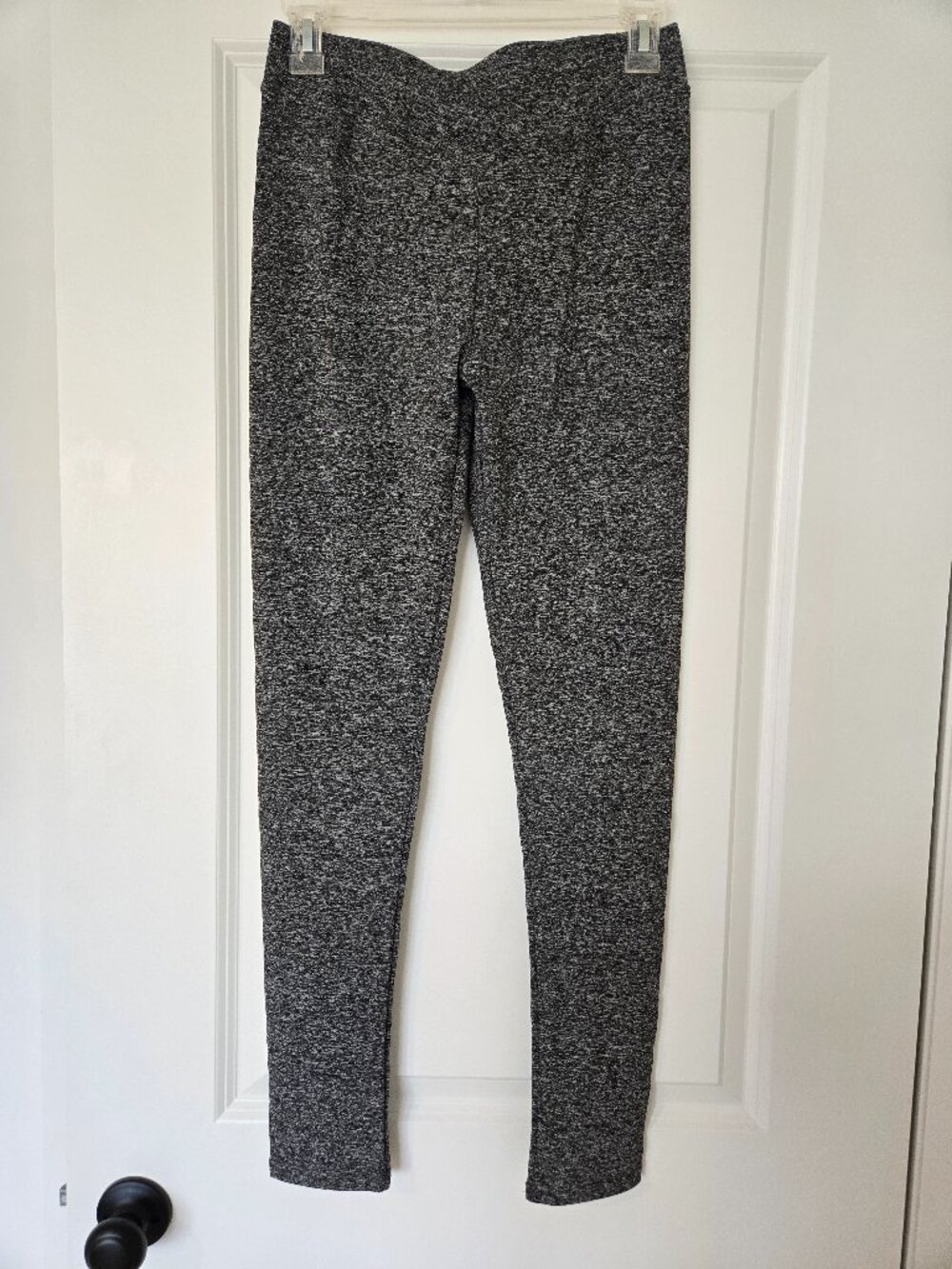 Women’s Charcoal Heather High-Waisted Leggings – Stretchy Slim-Fit Everyday Pant